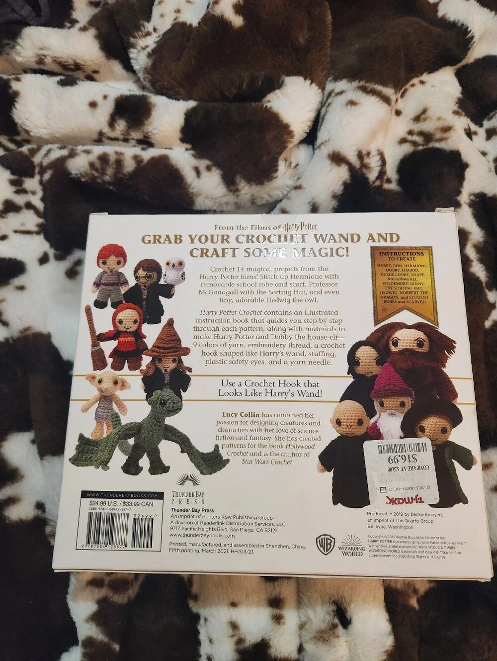 Harry Potter Crochet Kit — Cream and Gold Accents